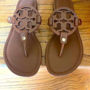 Tory Burch iconic Miller Calf Lather Sandals